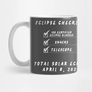 Eclipse Checklist Meme Mug